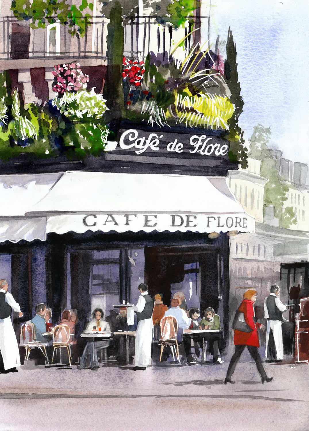 Le café de Flore (sold)