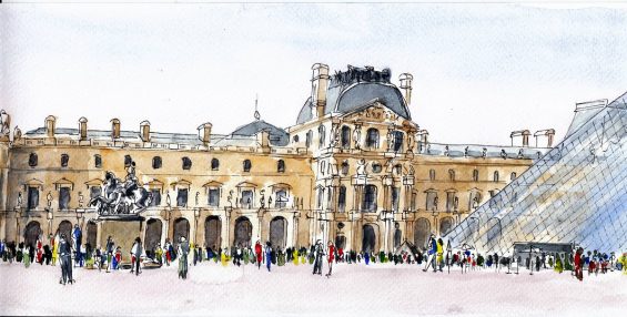 cour du louvre