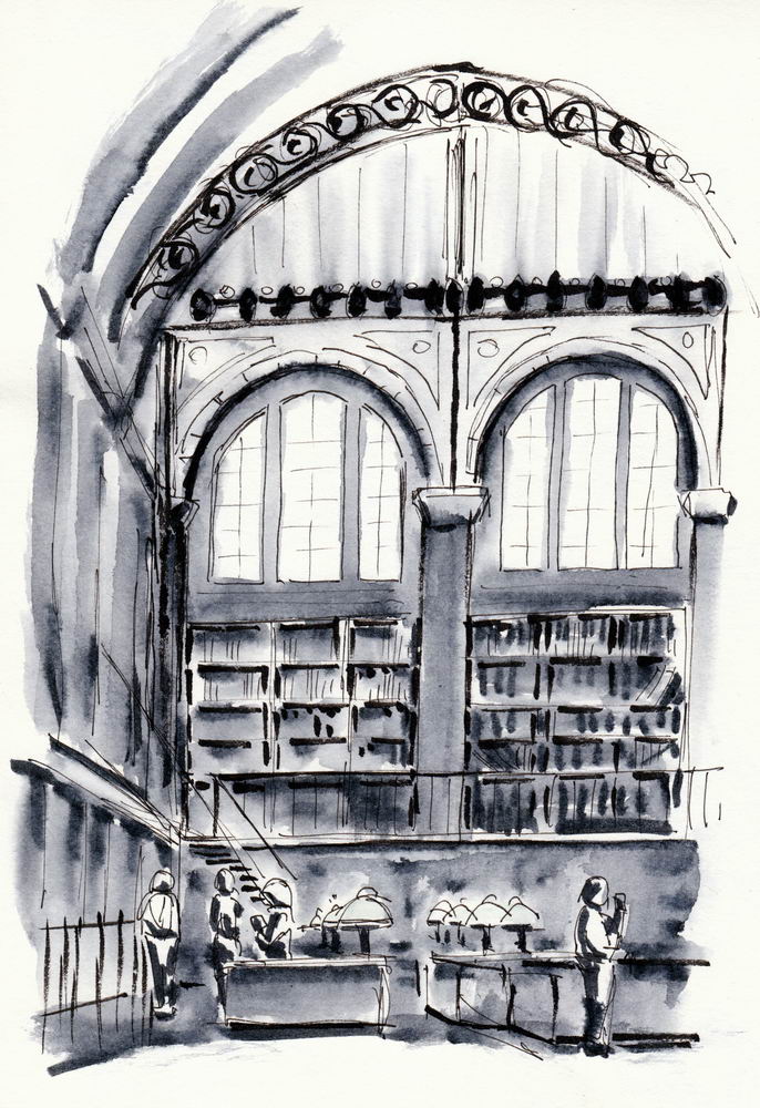 Bibliothèque Sainte Geneviève – Paris